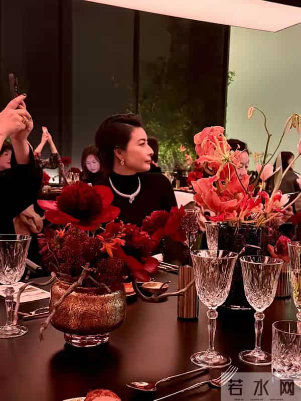 这一夜,巩俐头发白了,朱珠和卡地亚高层跳舞,郭晶晶盘发贵气