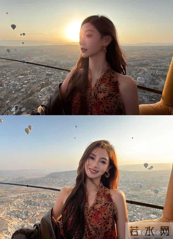 主持人金佳悦晒土耳其旅游美照，穿挂脖裙大秀美腿，杨柳细腰好辣