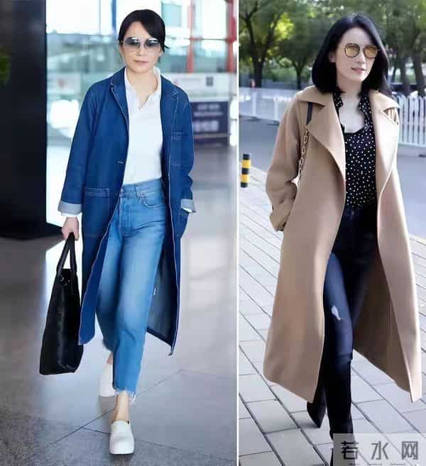 看了俞飞鸿的打扮,我悟了:大衣不配打底裤、运动鞋,更优雅得体