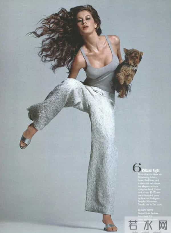 绝了！28岁吉赛尔·邦辰登1999年US Vogue，不愧是“超模天花板”～