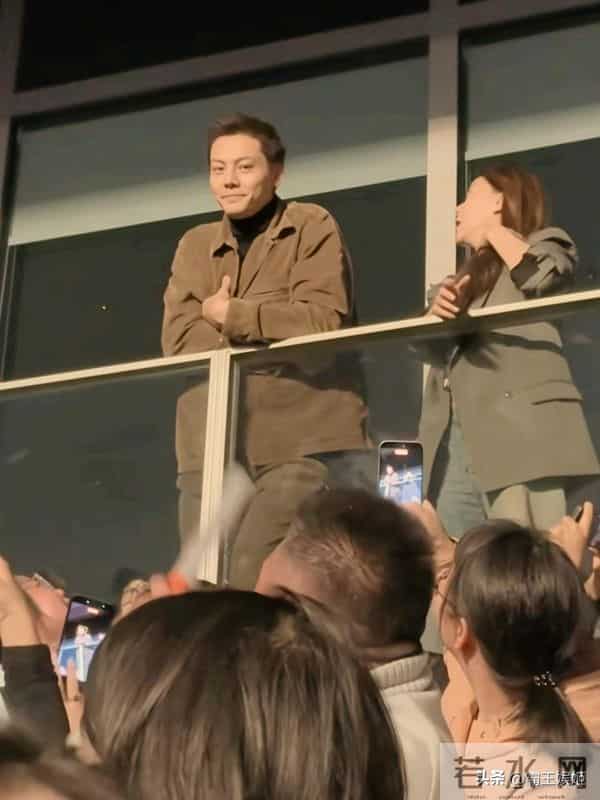 陈伟霆现身谢霆锋演唱会现场,侧颜逆天,霍汶希看得都犯花痴了